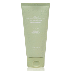 dermashare vegan tea tree acne ph balance foam cleanser (limpiador facial vegano en espuma de Árbol de té y ph balanceado para acné
