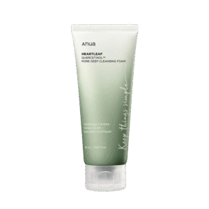 anua heartleaf quercetinol pore deep cleansing foam (espuma limpiadora profunda de poros)